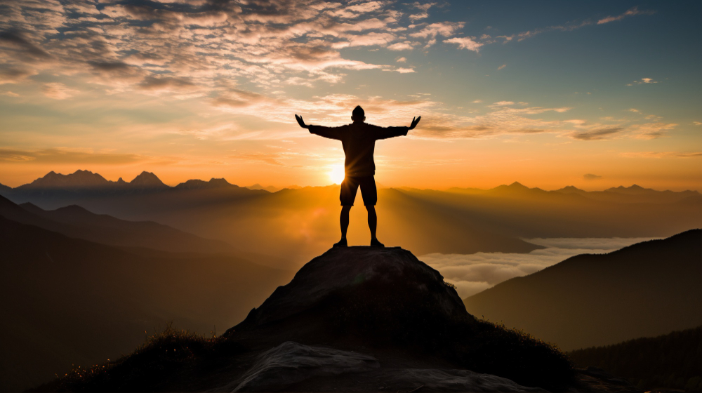 Esse é o seu objetivo alcançado, o topo de quem é líder, da sua autoliderança.